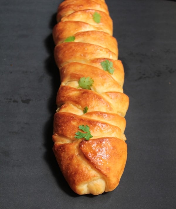 Braided Chicken Bread