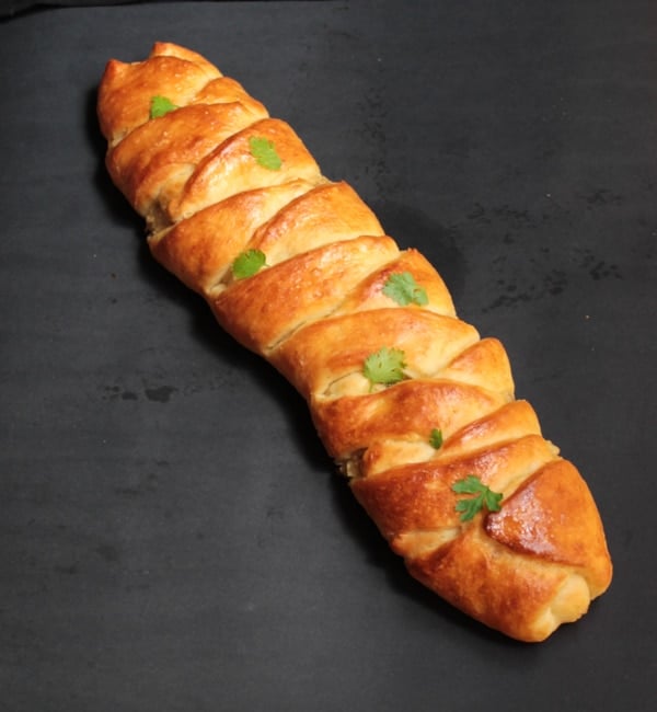 Braided Chicken Bread