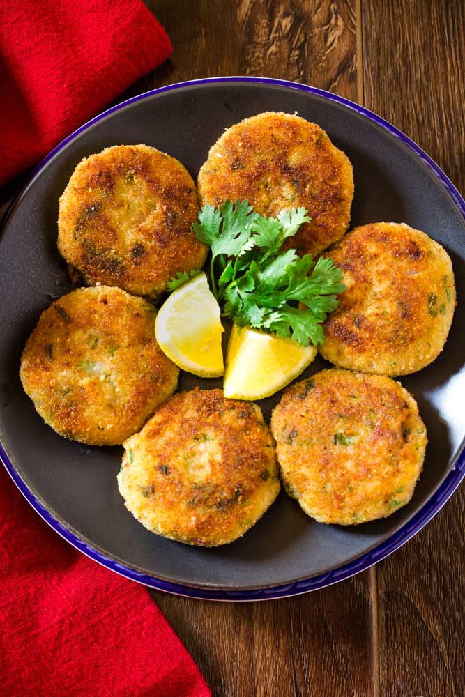 Crispy Golden Potato Cutlets 