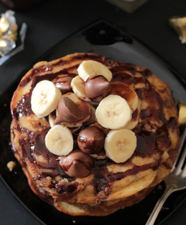 hershey's kisses stuffed pancakes 4