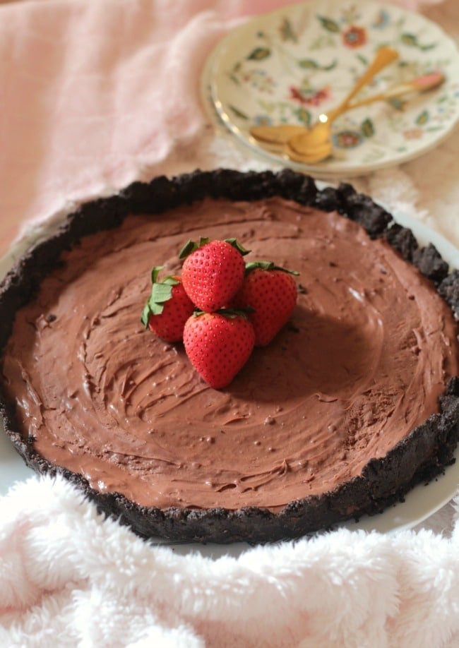 no bake chocolate tart 1