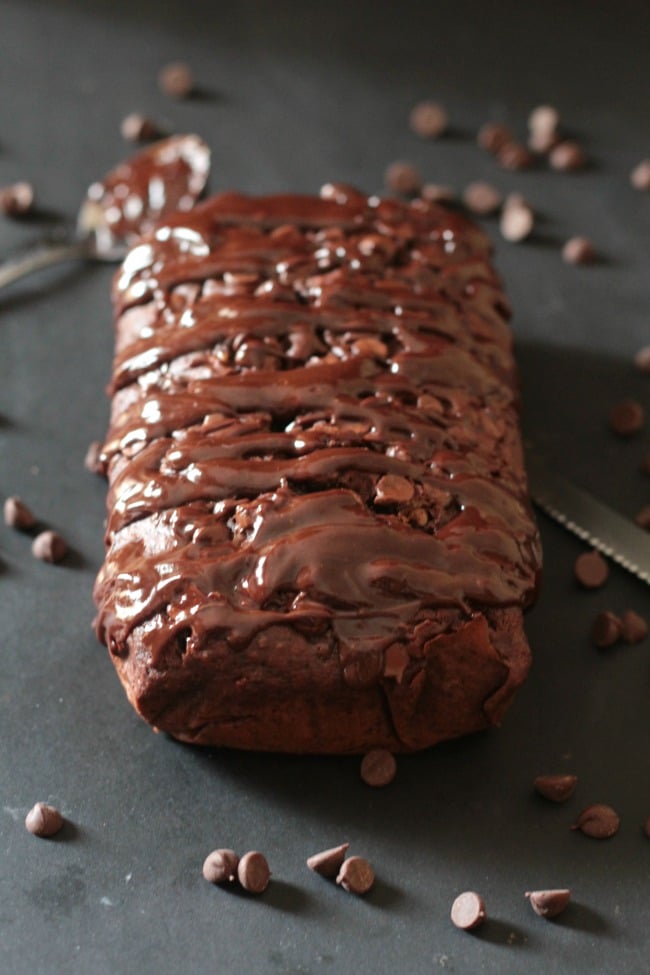 Triple Chocolate Banana Bread 1