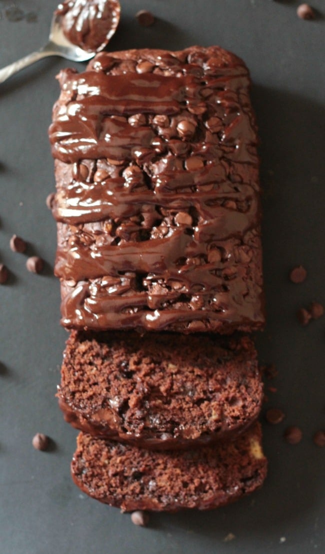  Triple Chocolate Banana Bread 