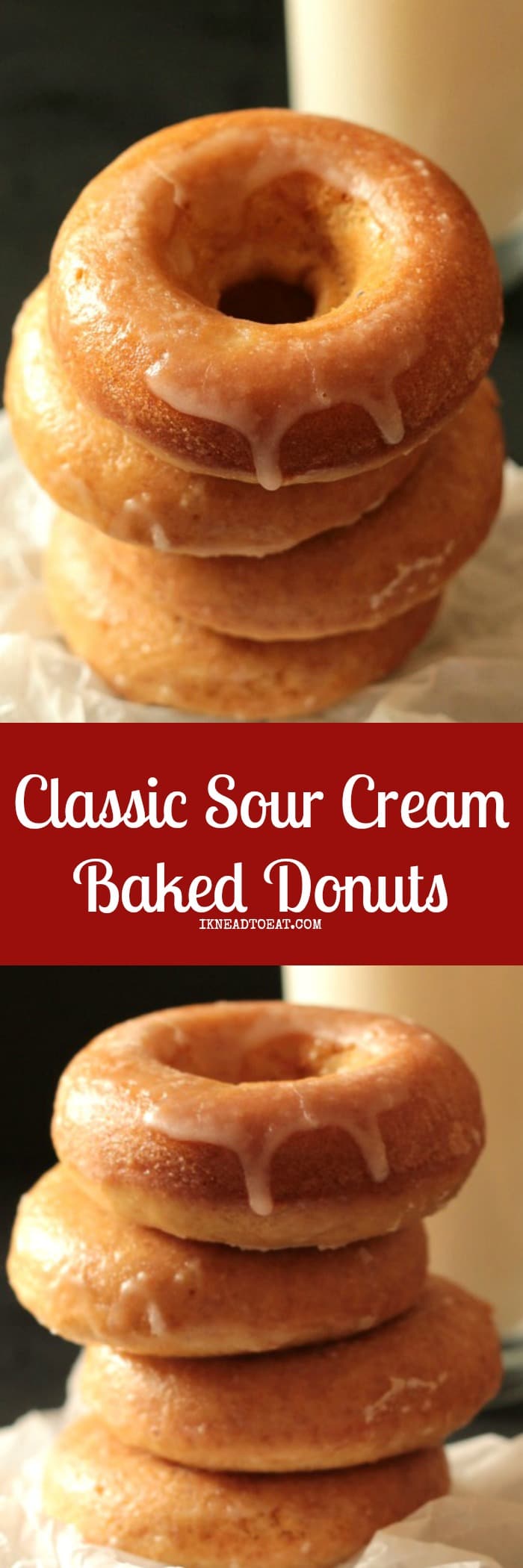 Classic Sour Cream Baked Donuts