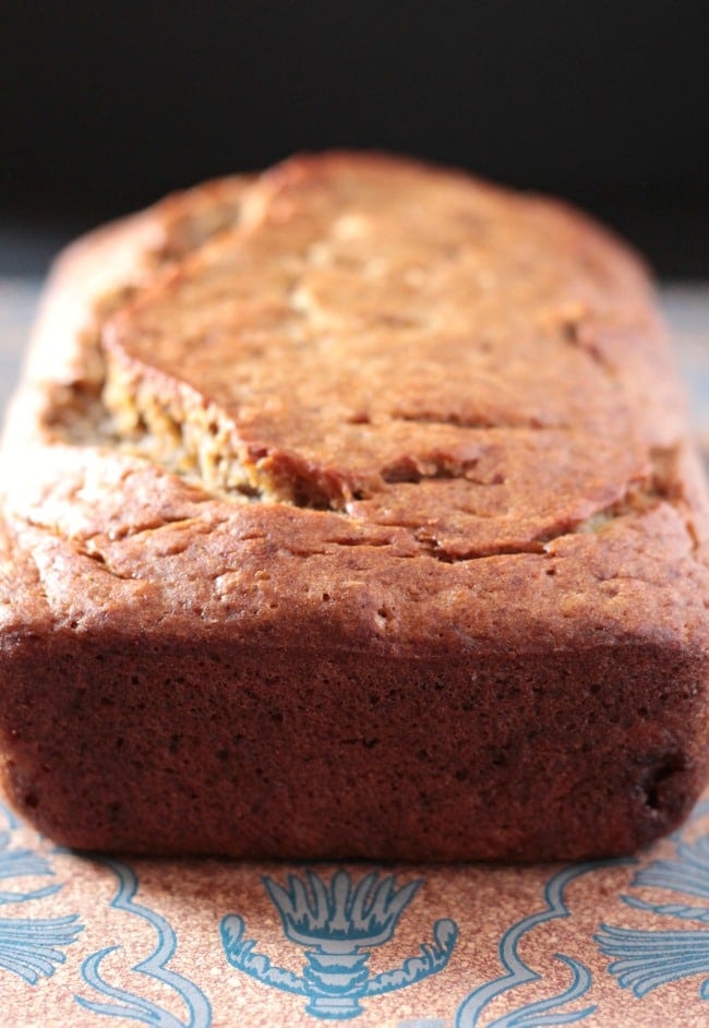 Easy No Mixer Banana Bread