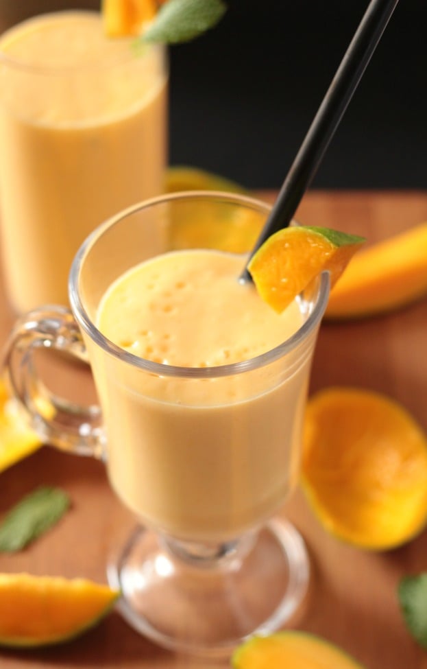 Thick Creamy Mango Milkshake