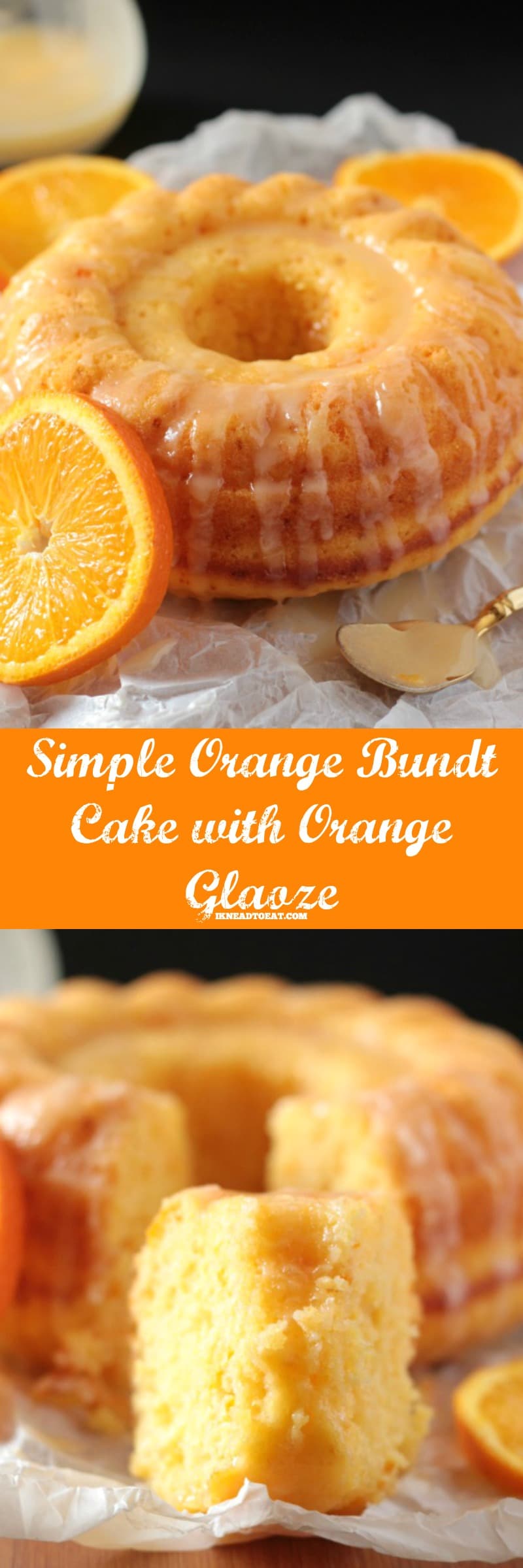 Easy Glazed Orange Bundt Cake