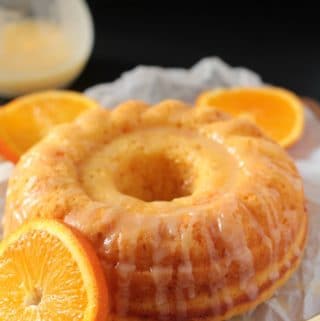 Easy Glazed Orange Bundt Cake