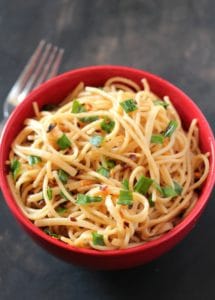 Tahini Garlic Noodles