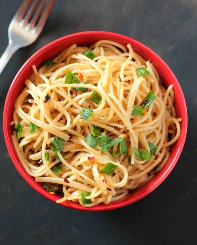 Tahini Garlic Noodles