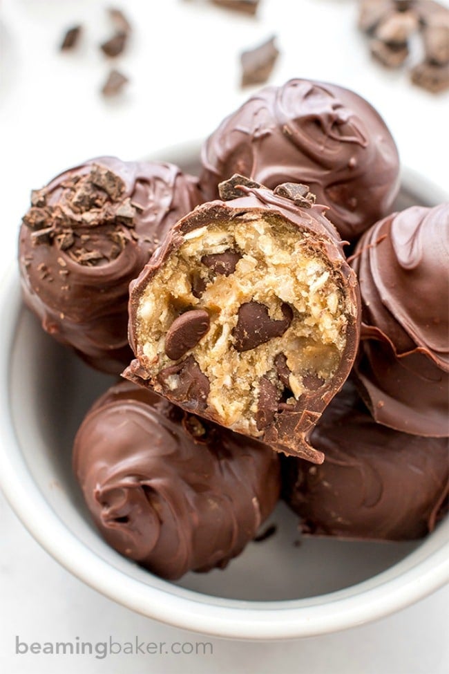 Chocolate Chip Cookie Dough Truffles