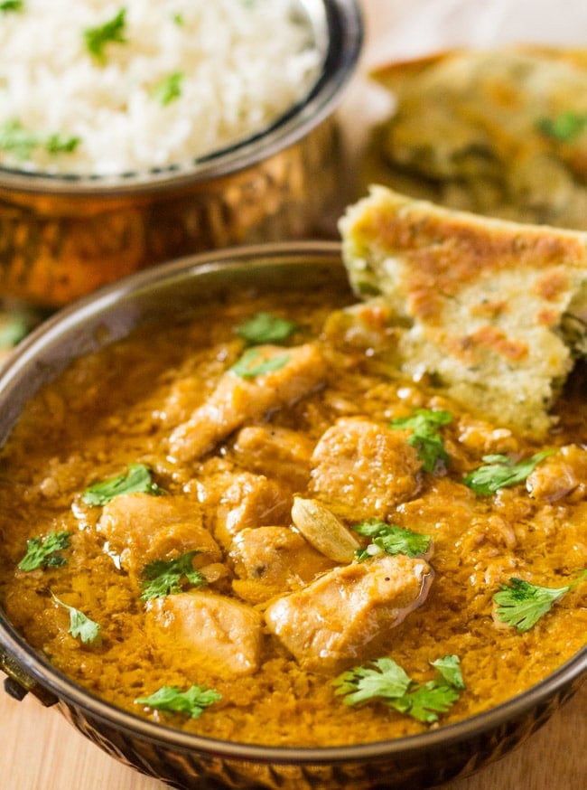 Indian Chicken Korma Recipe | I Knead to Eat