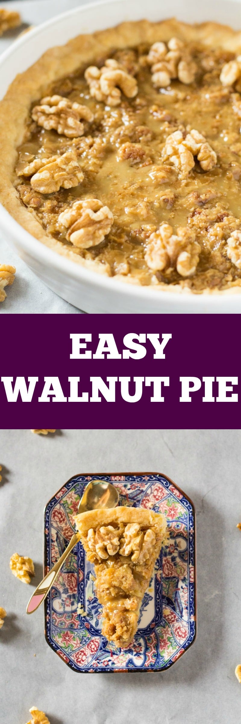 Easy Walnut Pie