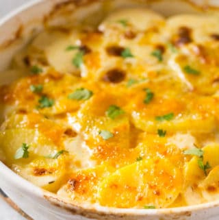 Rosemary & Cheddar Cheese Potato Gratin