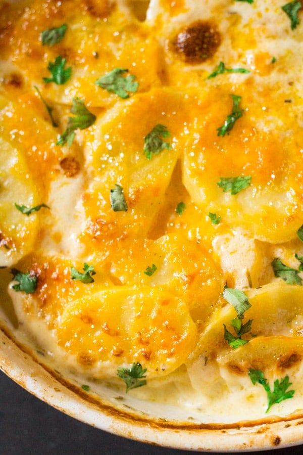 Rosemary & Cheddar Cheese Potato Gratin