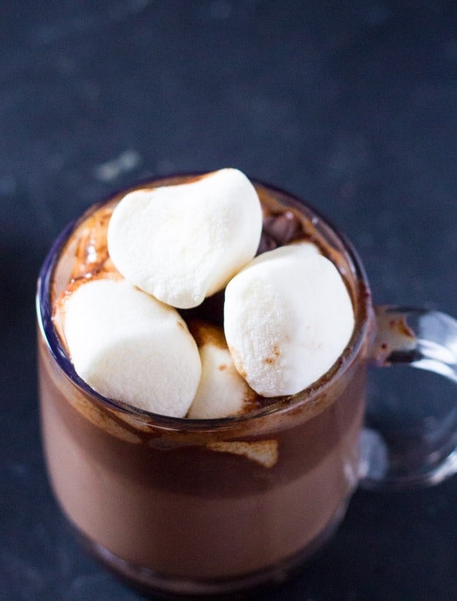 Hot Chocolate Coffee with Marshmallows