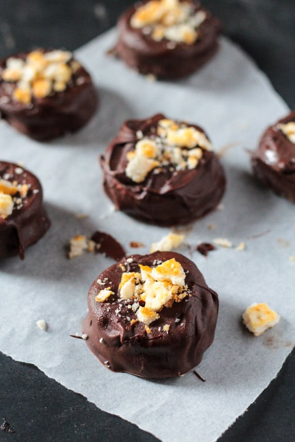 Reese's Stuffed Chocolate Covered Ritz Crackers