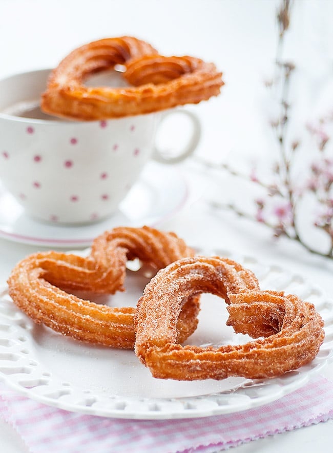 Heart Shaped Churros