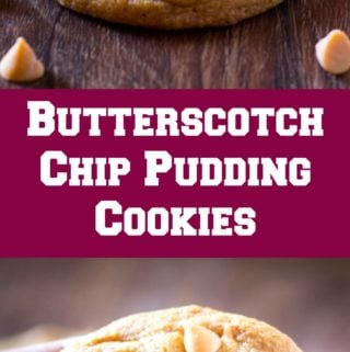 Butterscotch Chip Pudding Cookies