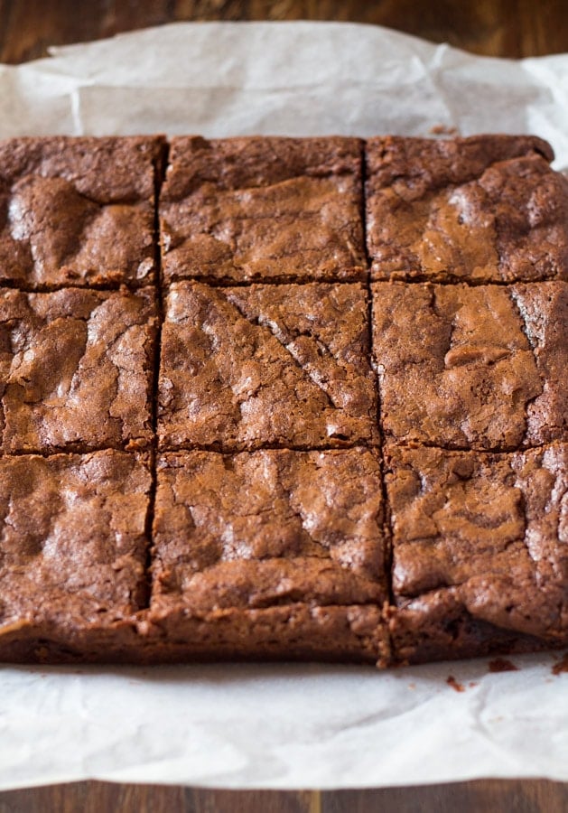 Chewy Fudgy Cocoa Brownies