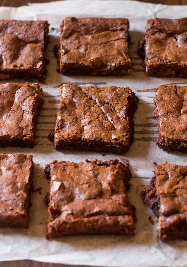 Chewy Fudgy Cocoa Brownies