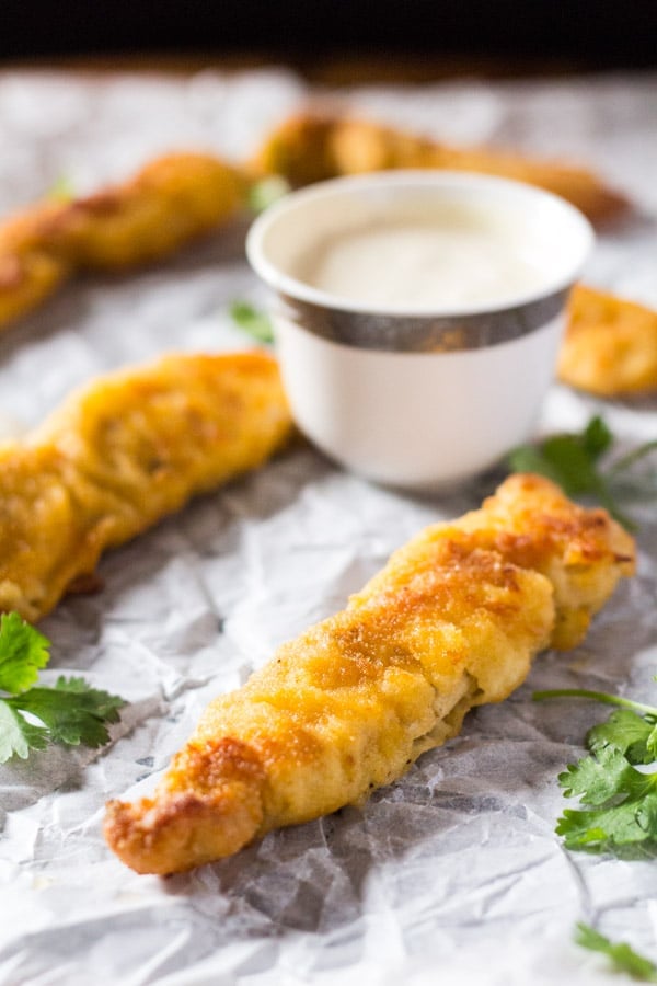 Crispy Baked Lemon Chicken Tenders