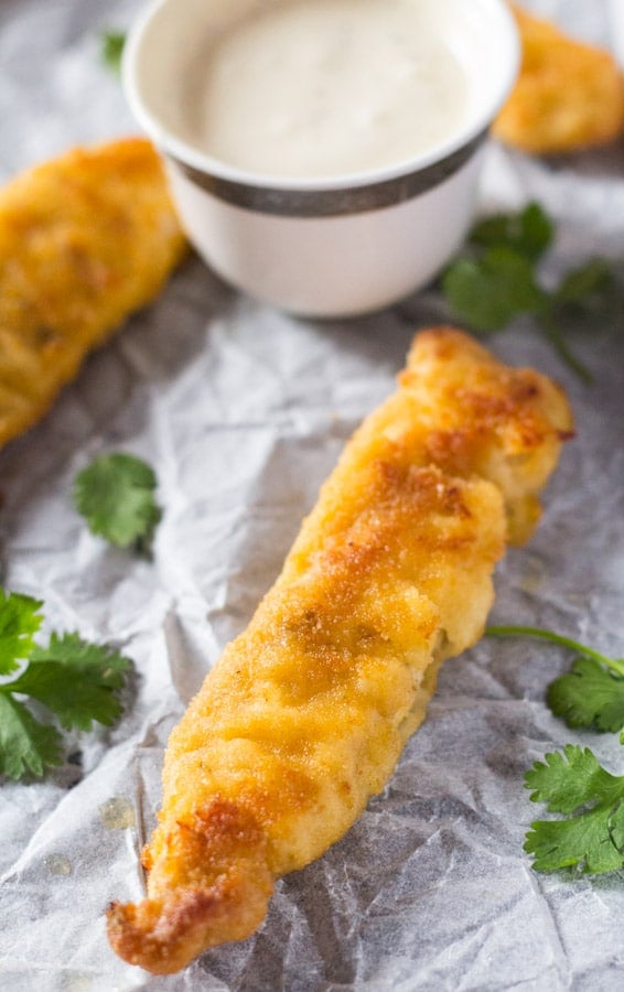 Crispy Baked Lemon Chicken Tenders