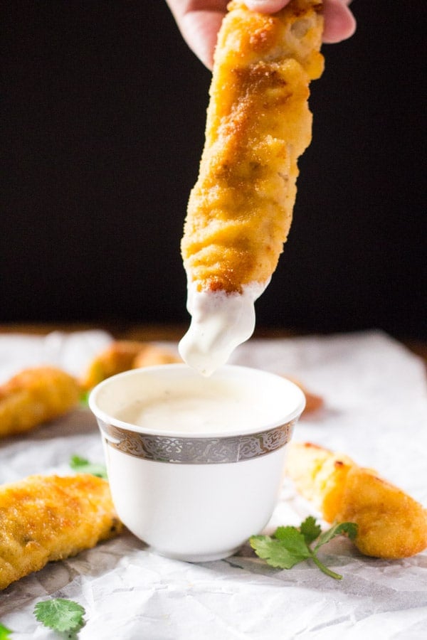 Crispy Baked Lemon Chicken Tenders