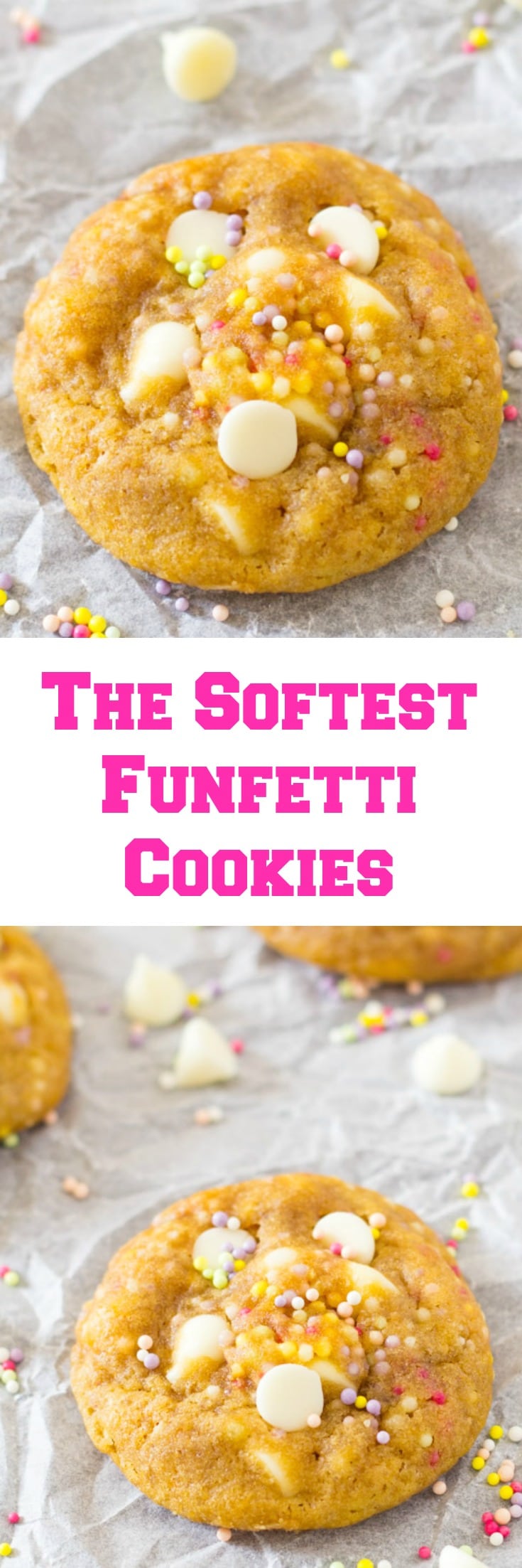 softest funfetti cookies