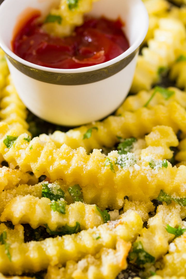 Garlic Butter Parmesan Fries