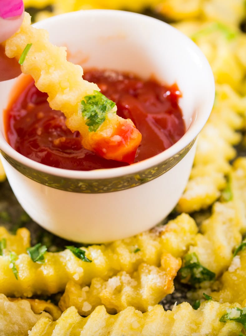 Garlic Butter Parmesan Fries