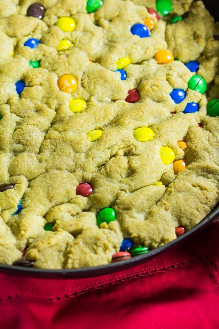 M&M's Skillet Cookie