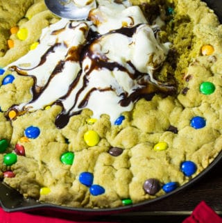 M&M's Skillet Cookie