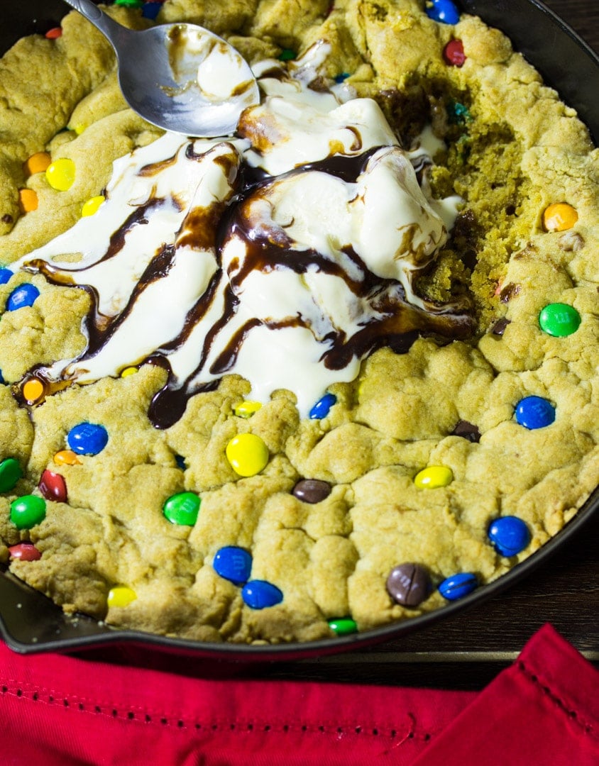 M&M's Skillet Cookie