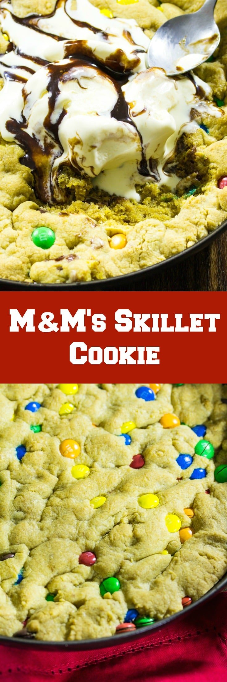 M&M's Skillet Cookie