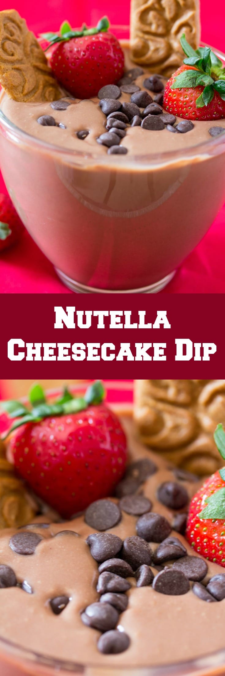 Five Minute Nutella Cheesecake Dip-4