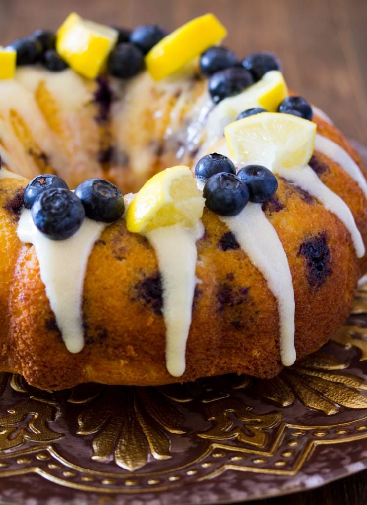 Lemon Blueberry Bundt Cake