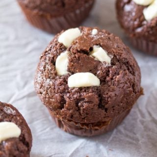 Cream Cheese Filled Chocolate Muffins