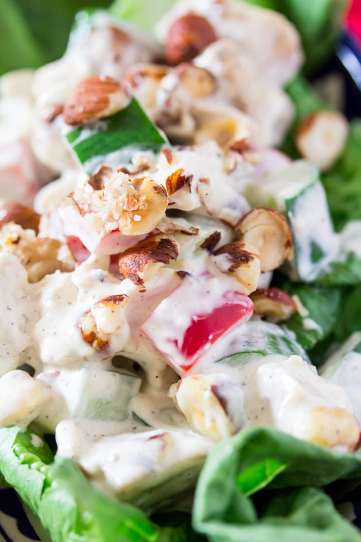 Creamy Chicken Hazelnut Salad