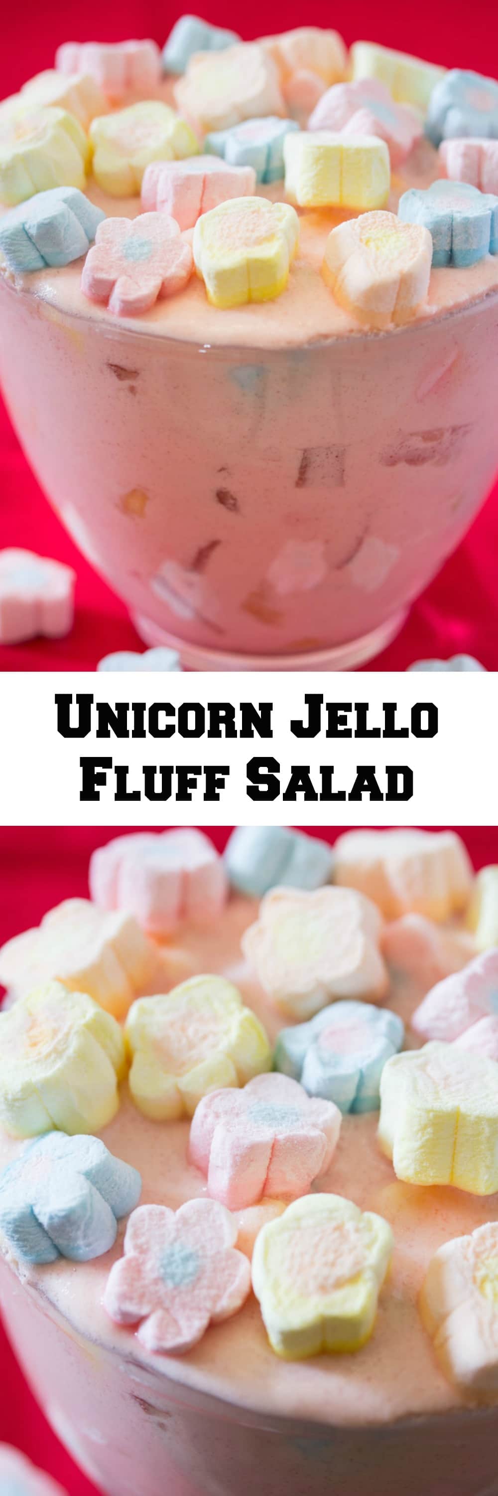 Unicorn Jello Fluff Salad