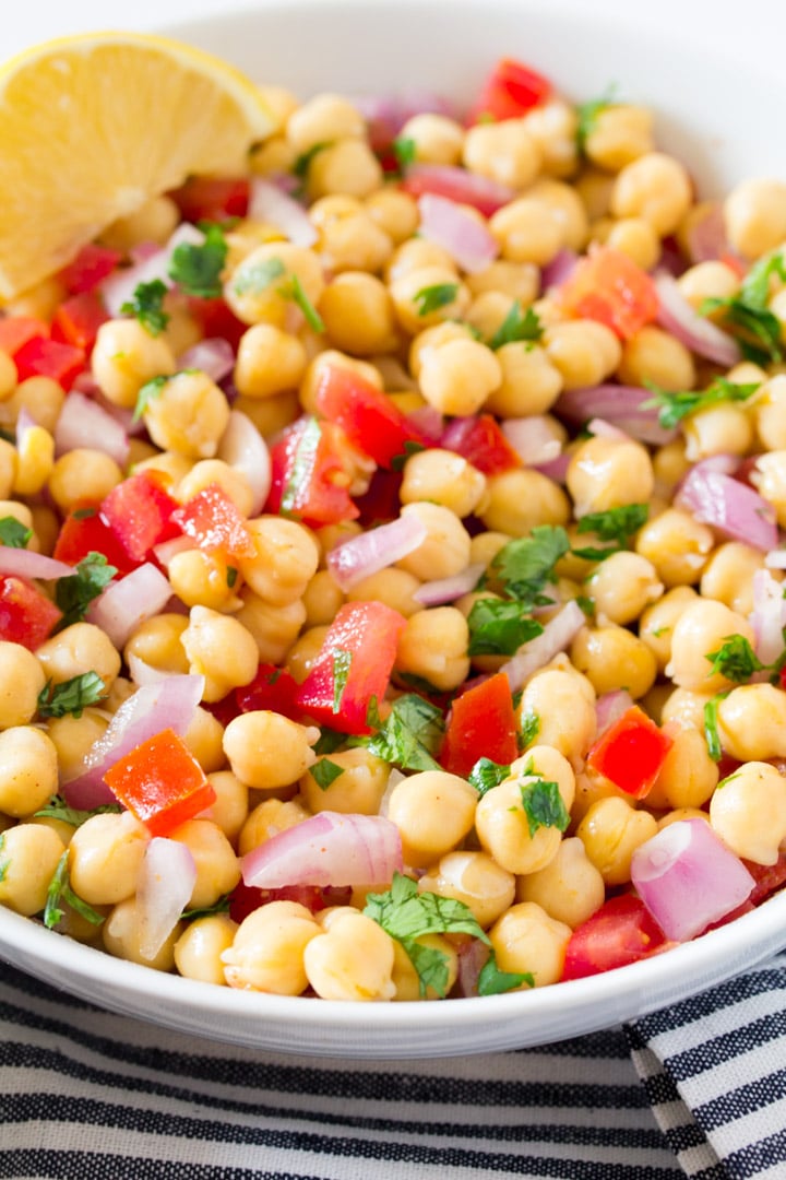 Chana Chaat Recipe - I Knead to Eat