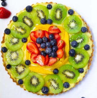 Summer Fruit Custard Tart