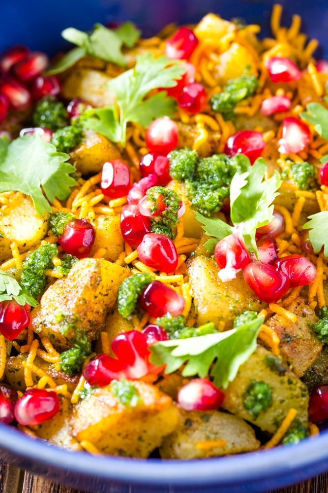 Green Chutney for Aloo Chaat