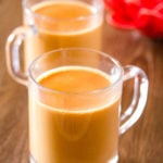 Karak Chai made with evaporated milk