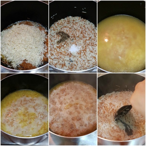 Lebanese Rice Pilaf Step by Step Photos
