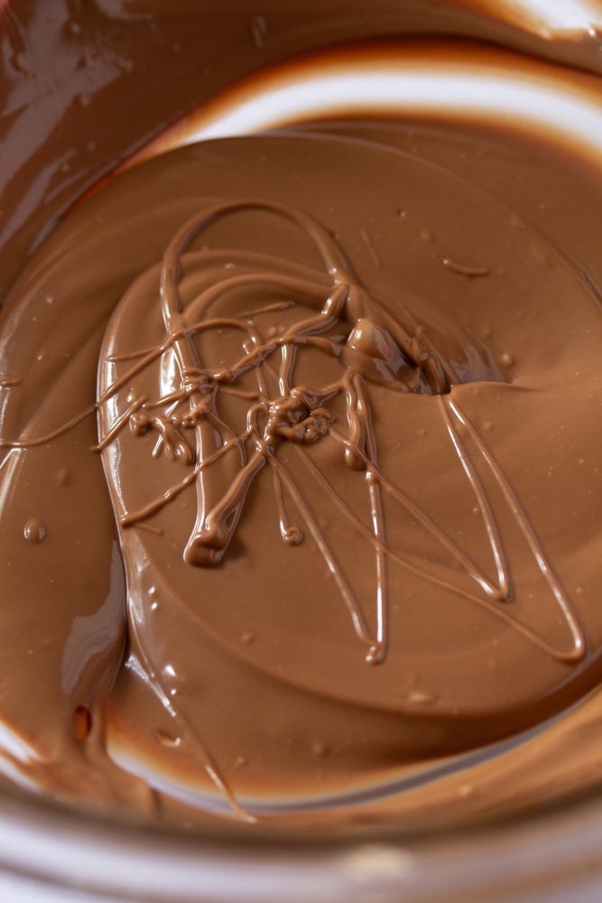 Melted Chocolate Eggless Mousse