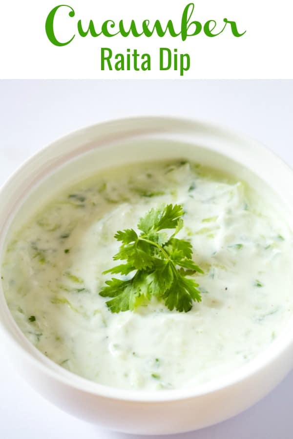 Cucumber Raita Dip