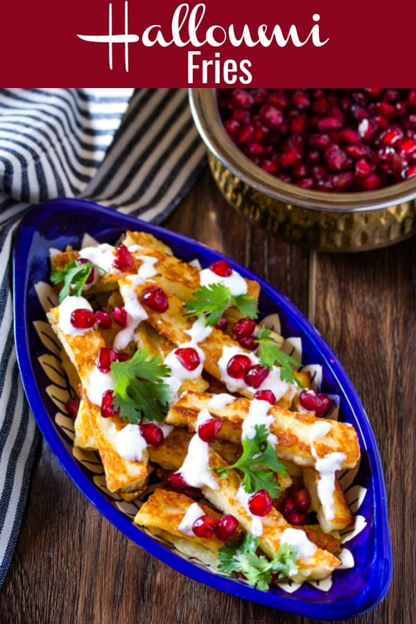 Middle Eastern Halloumi Fries