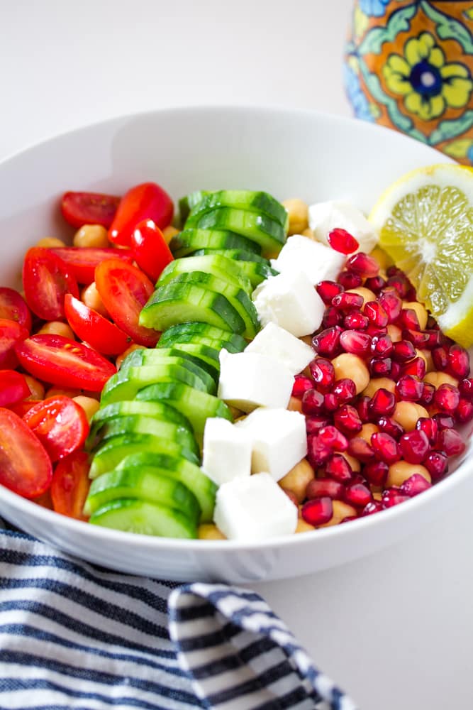 Garbanzo Bean Salad Ingredients 