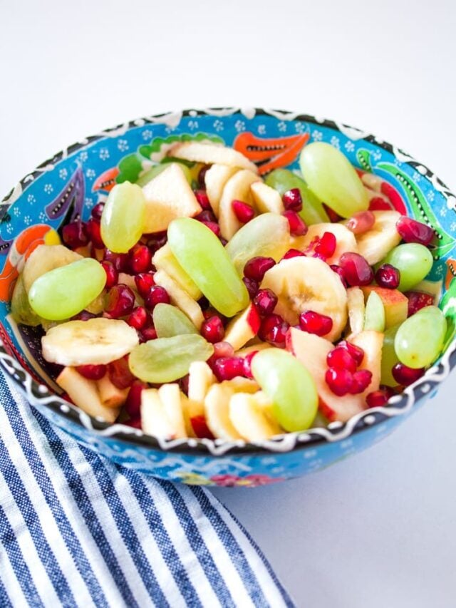 FRUIT CHAAT - SIMPLE FRUIT SALAD STORY